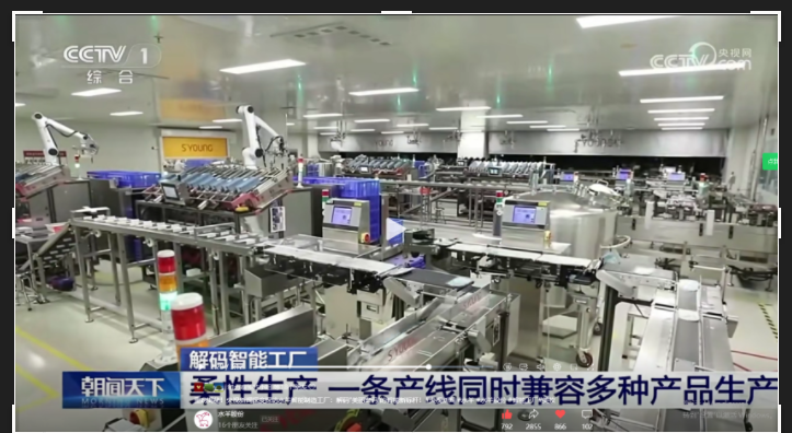 重磅揭秘!央視新聞深度探訪(fǎng)水羊智能制造工廠:解碼"美明密碼”-和力泰面膜灌包生產(chǎn)線(xiàn)